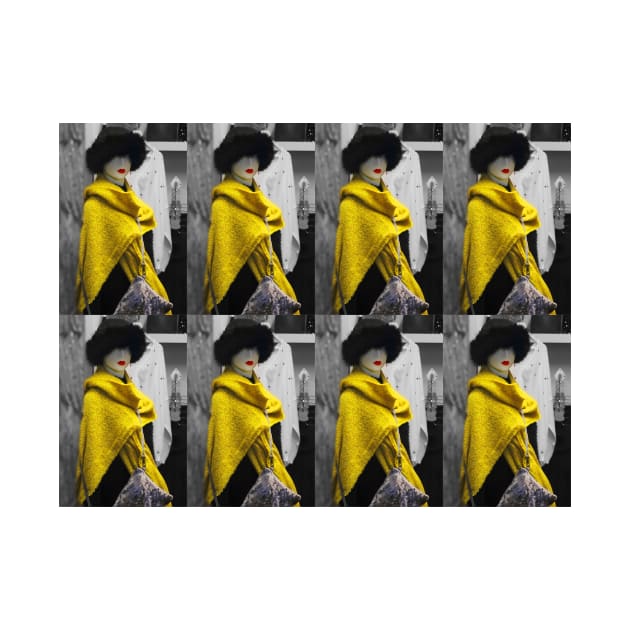 Mannequin in Yellow - Collage by acespace