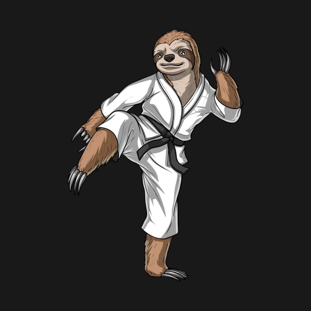 Sloth Karate by underheaven