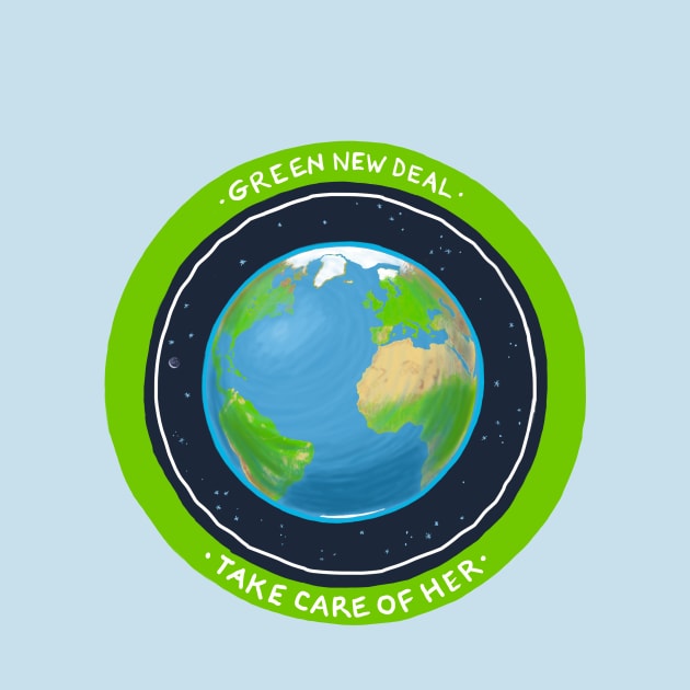 Green New Deal Earth by mernstw