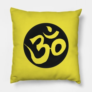 Sacred Spiritual Awakening Om Symbol Pillow