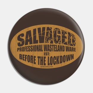 SALVAGED Ware aged retro - Rust Orange. Pin