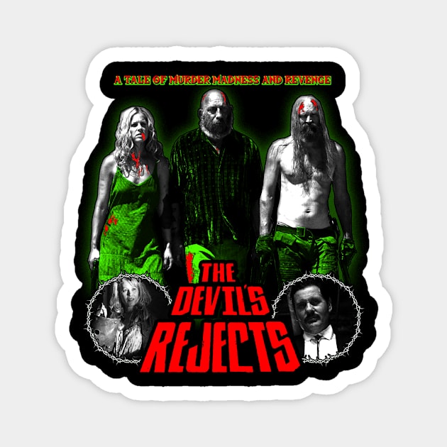 The Rejects Magnet by WithinSanityClothing