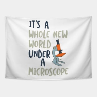 It's a Whole New World Under a Microscope Tapestry