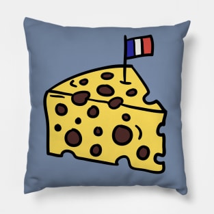 Cute French Cheese Cartoon Pillow