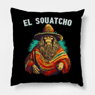 El Squatcho Bigfoot Saquatch Pillow