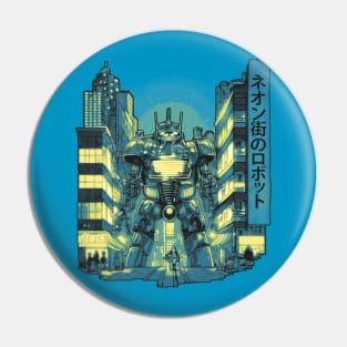 Robot. Anime style Pin