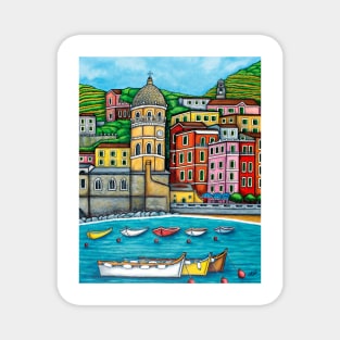 Colours of Vernazza, Cinque Terre Magnet