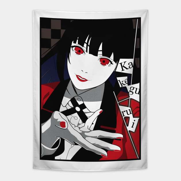 Kakegurui Yumeko Kakegurui Tapestry Teepublic List of kakegurui animated media. kakegurui yumeko