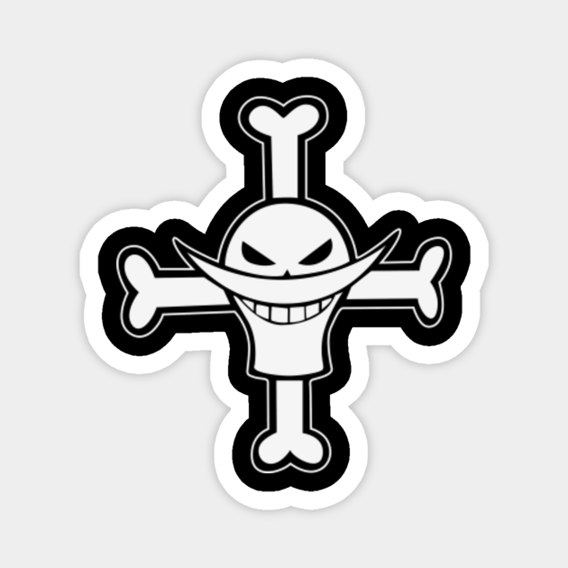 One Piece Whitebeard One Piece Magnet Teepublic