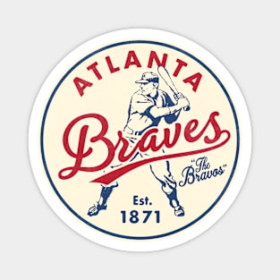 Vintage Atlanta Brave Crewneck Sweatshirt T-Shirt, Retro Atlanta Braves EST  1871 Sweatshirt