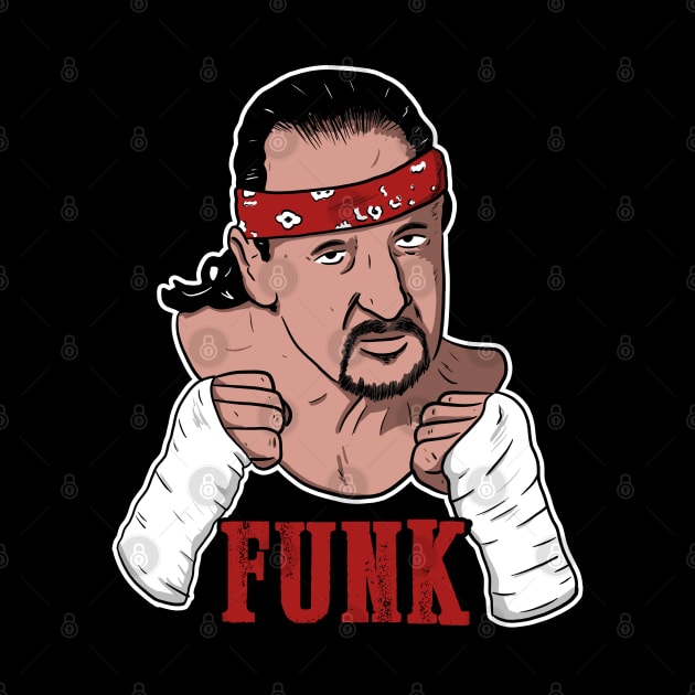 Terry Funk by Black Snow Comics