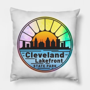 Cleveland Lakefront State Park Ohio OH Lake Erie Metro Parks Edgewater Euclid Beach Pillow