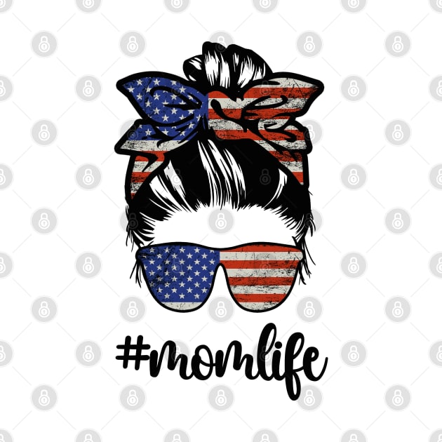 Mom Life 4th of July All American Mama by uncommontee