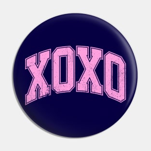 XOXO Varsity Letter Glamour Pink Pin