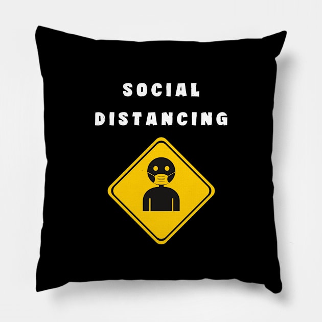 Social Distancing Pillow by HI Tech-Pixels