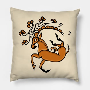 Siberian Deer Tattoo Pillow