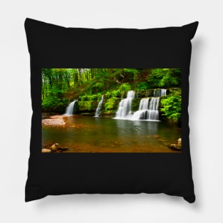 Four Falls Trail, Powys, Wales Pillow