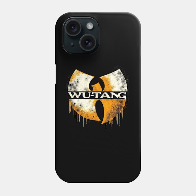 Wutang logo distressed molten effect Phone Case by thestaroflove