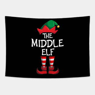 Middle Elf Matching Family Christmas Tapestry