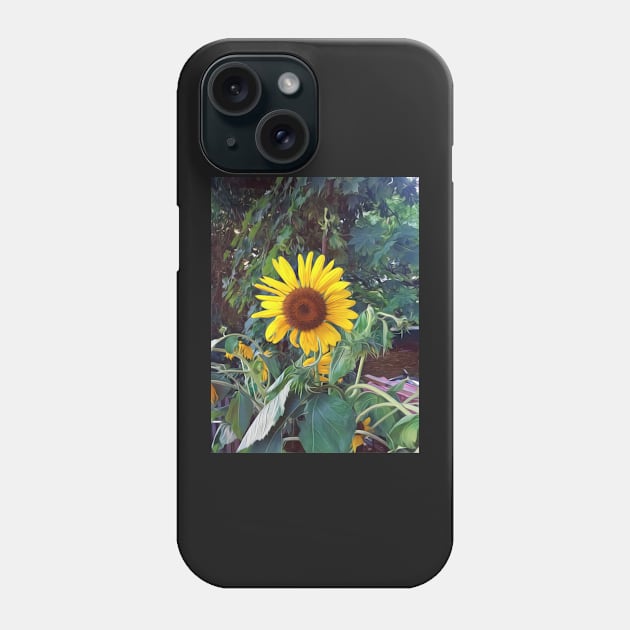 Sunflower in summer Phone Case by Dturner29