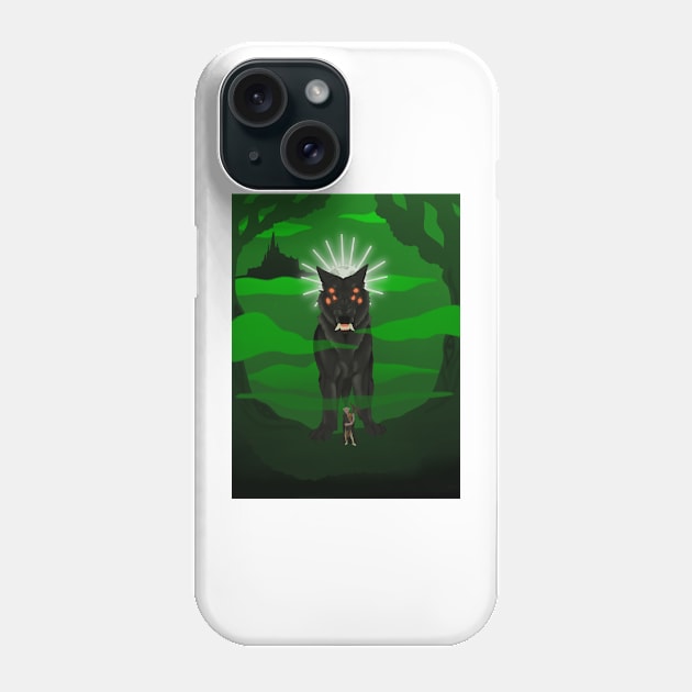 Dread Wolf Take You Phone Case by panther-star