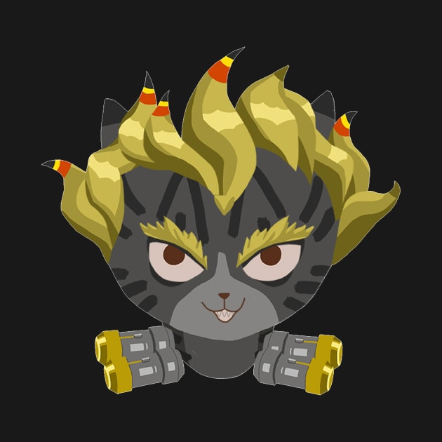 Overwatch Cats Junkrat by DebbieMongrel