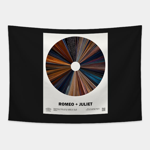 minimal_Romeo + Juliet Movie Tapestry by silver-light