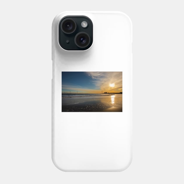 Daybreak on the beach Phone Case by Violaman