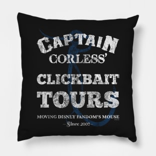 Captain Corless' Clickbait Tours - WDWNT.com Pillow
