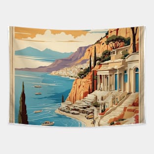 Argos Greece Vintage Tourism Travel Tapestry