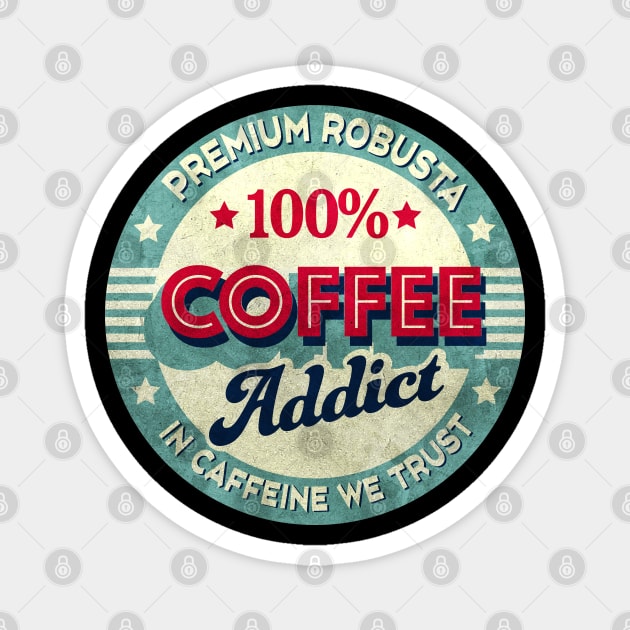 Caffeine Magnet by Black Tee Inc