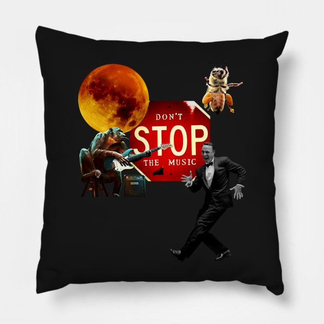 Don´t Stop Pillow by MarisePix