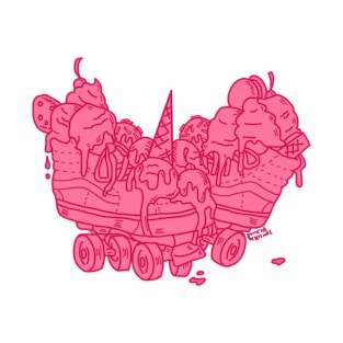 Ice Cream Trux (pink version) T-Shirt