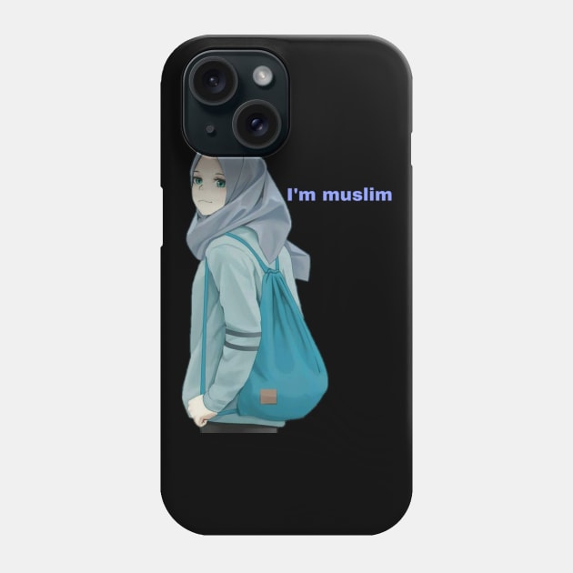 Muslim anime design Phone Case by Superboydesign