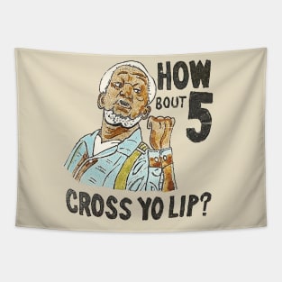 CROSS YO LIP Tapestry