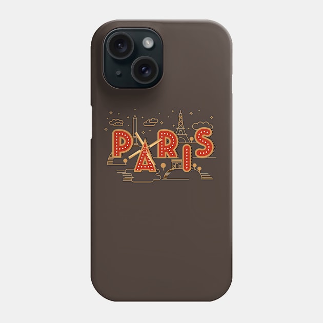 Paris Phone Case by Mako Design 