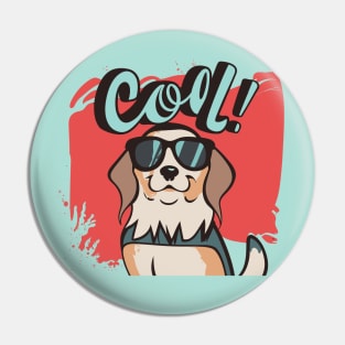 Cool dog Pin