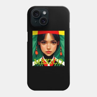 Mexican Anime Beautiful Girl Phone Case