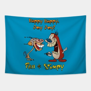 Ren and Stimpy - Happy Happy Joy Joy Tapestry