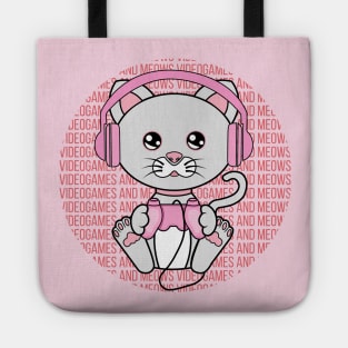 All I Need is videogames and cats, videogames and cats, videogames and cats lover Tote