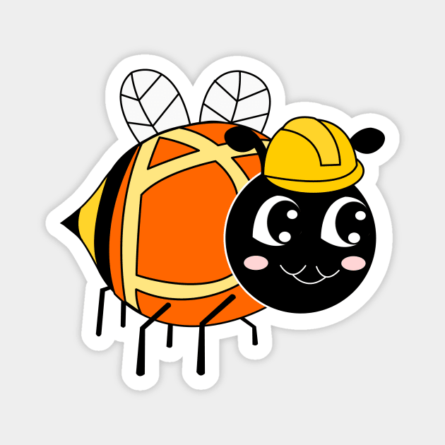 Bee Constructive Magnet by traditionation