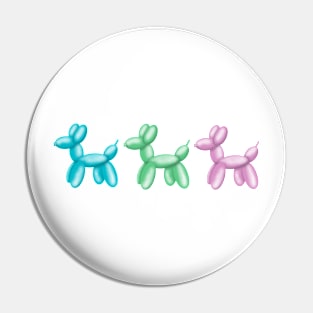 A trio of balloon dogs Pin