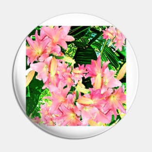 Palms and Pink Lily Pin