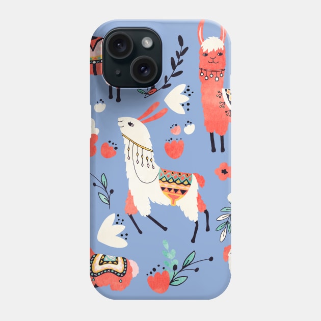 Llama Phone Case by Lidiebug