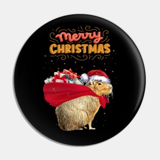 Capybara Merry Christmas, Capybara Pets, Cute capybara Pin