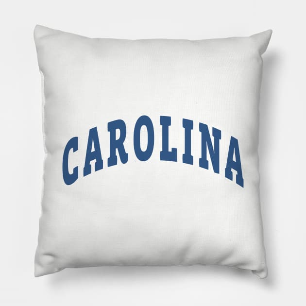 Carolina Capital Pillow by lukassfr