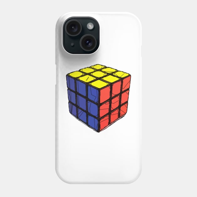 Rubics Cube Phone Case by Playful Creatives