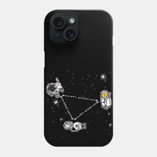 Space Social Distancing Funny Quarantine Quotes Phone Case