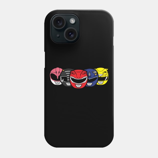 Power Rangers Head Phone Case by liora natalia