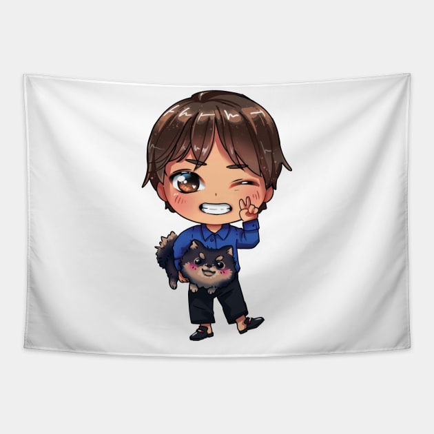 Kim Tae-hyung (V) Tapestry by K-pop design shop